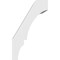 Ekena Millwork 4-in. W x 6-in. D x 10-in. H Balboa Architectural Grade PVC Knee Brace BRCP04X06X10BOA - alternate 6